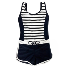 Summer love 夏之戀 女童款 連身四角泳衣