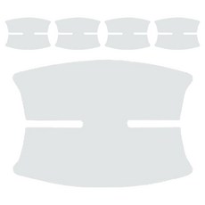 레인스카이 PPF 도어컵 보호필름, 투명, 5개