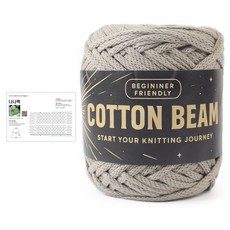 brandyarn Nana包 DIY材料包 Cotton Beam 編織線 + 織圖組, 1套, 17 煙灰色