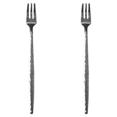 윌리브 국내산 304스텐 마므레 티포크 중, 실버, 2개