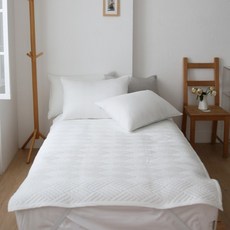 더프리그 아이스론 침대 고정밴드 쿨링 냉감 패드, 스트라이프, 쿨매트