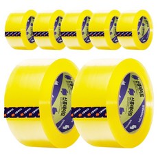 신흥테이프 대용량 경포장 박스 테이프 57mic 투명 100m, 7개