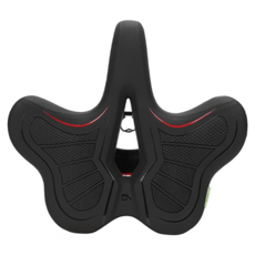 X-BIKE 晨昌 健身車/飛輪 蝴蝶坐墊, 黑色, 1個