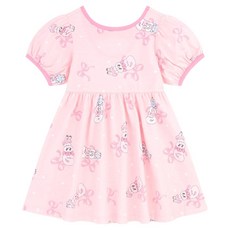 Esther Bunny Little 緞帶優雅滾邊配色連身裙