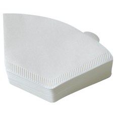 빈플랜트 U자형 핸드드립 필터 여과지 멜리타 칼리타 호환 1인용 화이트, 1개, 100개입