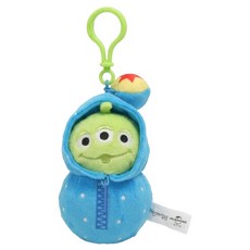 TOY STORY 玩具總動員 正版授權迪士尼三眼怪吊飾, 藍色露營睡袋, 1個, 10cm
