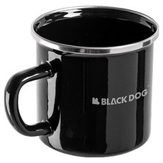 BLACKDOG 휴대용 다용도 캠핑식기 컵 BD192, 블랙, 1개