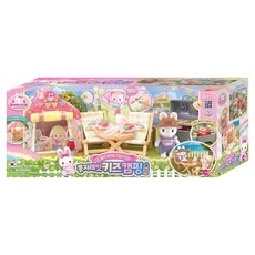 콩지래빗 키즈캠핑 인형집, 혼합색상, 1개