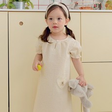 유니프랜드 테디베어 시어서커 원피스 잠옷