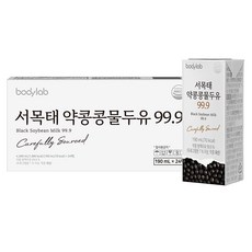 바디랩 서목태 약콩콩물두유 99.9, 190ml, 24개