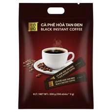 CODO 블랙 인스턴트 커피, 2g, 100개입, 1개
