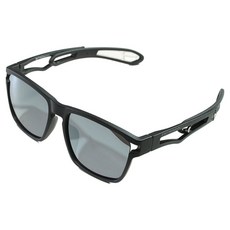 비츠로만 골프 등산 낚시 초경량 편광 스포츠 선글라스 24g, 블랙 무광(프레임) + 실버(렌즈), 1개