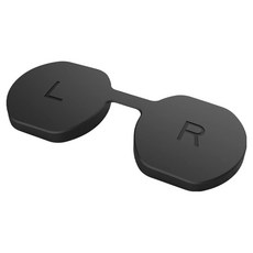 호후 PS VR2 헤드셋 렌즈 보호 실리콘 커버 캡, 블랙, 1개
