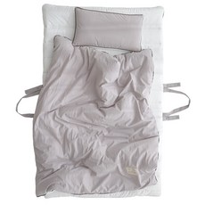 아리베베 고밀도 80수 순면 낮잠이불 세트, 그레이