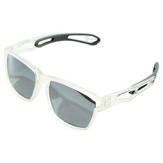 비츠로만 골프 등산 낚시 초경량 편광 스포츠 선글라스 24g, 투명 무광(프레임) + 실버(렌즈), 1개