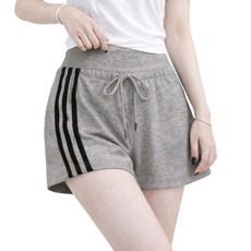 allode 女款三線鬆緊帶運動短褲
