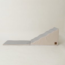 리더스펫케어 강아지 슬라이드 접이식 계단 침대형, 핑크, 1개