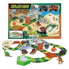 THINK Toys 新版 恐龍公園 + 恐龍軌道車 2件組