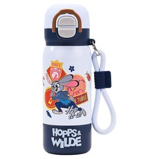 점 주토피아 투웨이플립탑 진공 스텐 빨대 텀블러, 1개, 주디, 500ml