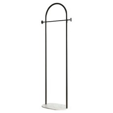 하키스 데일리 마블 철제 아치형 스탠드 행거 450, 블랙