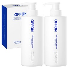 offon Keep Calm and Cooling 沐浴乳 500g + 保濕身體乳 500ml, 1套