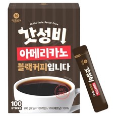 맥널티커피 갓성비 아메리카노 블랙커피, 1개, 100개입, 2g