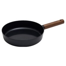 트루쿡 인덕션 북미산 월넛 IH 세라믹 후라이팬 블랙, 24cm, 1개