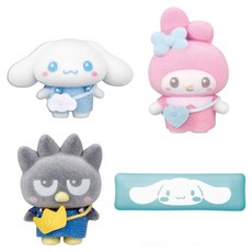 반다이 남코 꼬꼬마 프렌즈 산리오 캐릭터즈 시나모롤&마이멜로디&배드바츠마루, 혼합색상, 1개