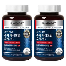 Nutri D-DAY 優質超級魚油Omega3膠囊, 180顆, 2罐