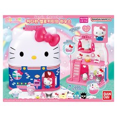 반다이 남코 꼬꼬마 프렌즈 산리오 캐릭터즈 커다란 헬로키티의 하우스, 혼합색상, 1개