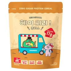 ZEROSPOON Hey Cereal 無糖蛋白質格蘭諾拉吉拿棒麥片, 200g, 1個