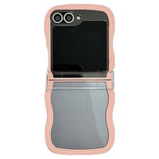 K-stick 波浪邊框粉彩鉸鏈保護手機殼