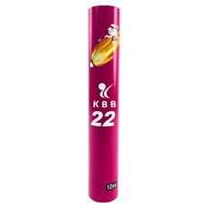 케이비비스포츠 22 셔틀콕, 흰색, 12개입 흰색, 12개입