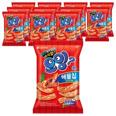 롯데웰푸드 오잉 해물칩 오리지날, 75g, 12개