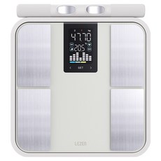 르젠 플로우인 디지털 바디 분석 체중계, LZ-IN100, 트래버틴 베이지, 1개