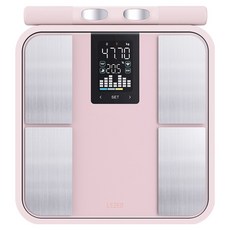 르젠 플로우인 디지털 바디 분석 체중계, LZ-IN100, 샌드 로즈 핑크, 1개