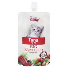 더캣츠 고양이 빅베로베로 짜먹는 간식 파우치, 참치, 85g, 1개