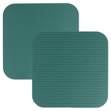 Sonorite 矽膠方形電磁爐保護墊 特大款 25cm, Indigreen, 2個