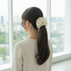 Alleophom 女性用髮帶低馬尾假髮 L264-0077