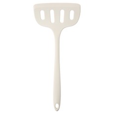 이지실리 파스텔 실리콘 계란말이 와이드 뒤집개 27.5cm, 화이트, 1개