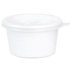 미앤마이웨이 점보 뚜껑 소스컵 백색 68mm 80ml, 200개, 1개입