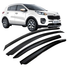 지엠지모터스 차량용 썬바이저 4종 세트, 스모그, 올뉴스포티지 2015년 9월~2021년