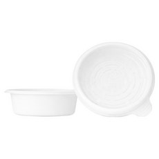 미앤마이웨이 미니 뚜껑 소스컵 백색 68mm 55ml, 300개, 1개입
