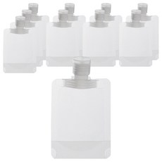 위드스타 여행용 욕실 소분 튜브 용기 50ml, 투명, 10개