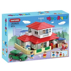OXFORD TOY 蠟筆小新 小新家積木 JG3625, 混合顏色, 1個