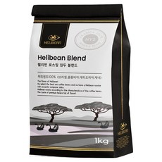 헬리빈 로스팅 원두 블렌드, 1개, 1kg, 홀빈(분쇄안함)