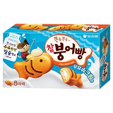 오리온 참붕어빵 우유슈크림맛 8p, 232g, 1개