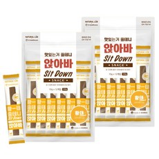 앉아바 강아지 간식, 2개, 120g, 황태