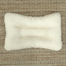 제이유니 냉감 듀라론 일체형 어린이베개, 베이지베어 주니어베개