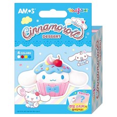아모스 산리오 시나모롤 디저트 미니클레이, 30g, 1개